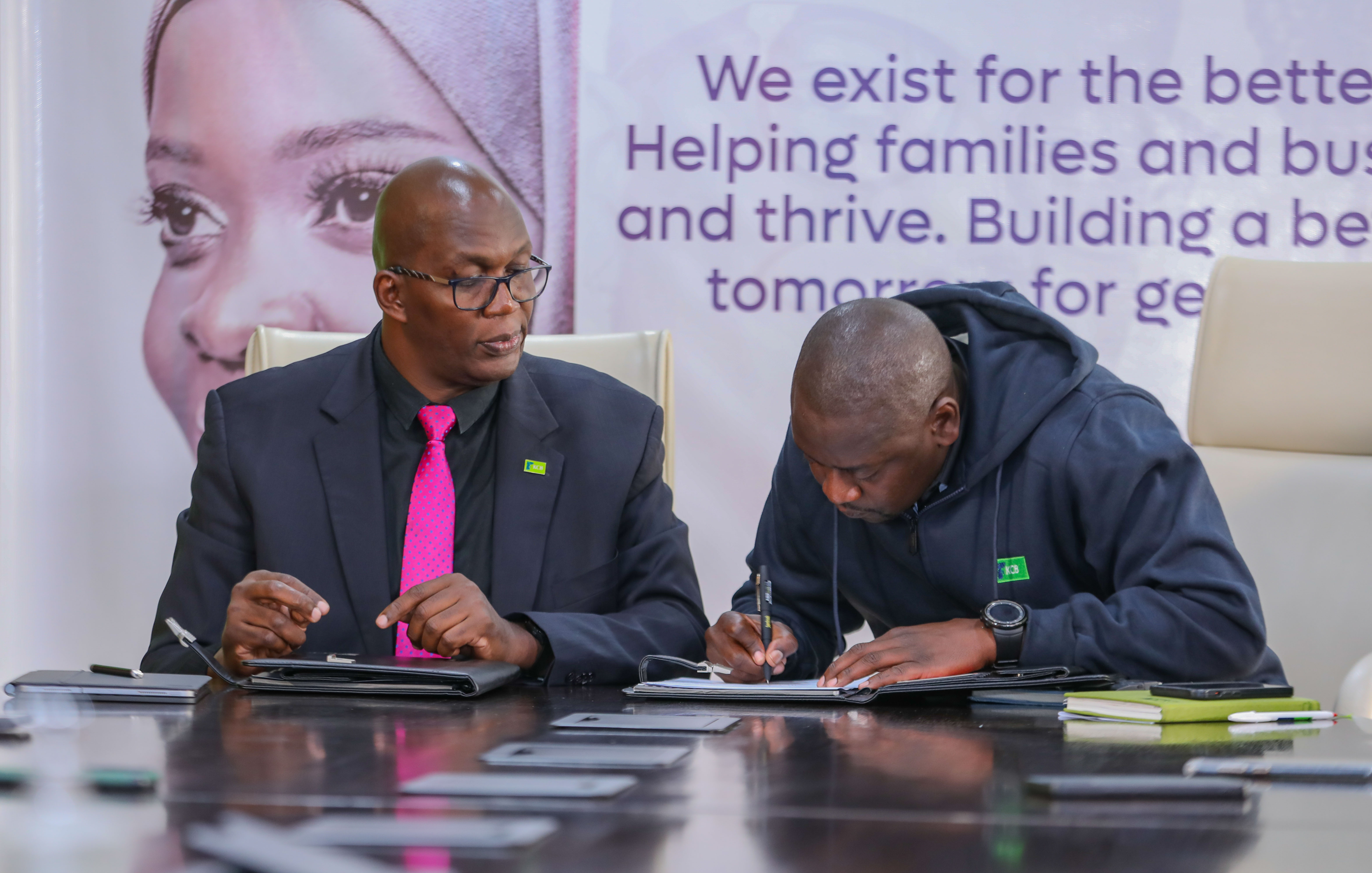 KCB FOOTBALL COACH UNVEILLING AT KENCOM HOUSE.